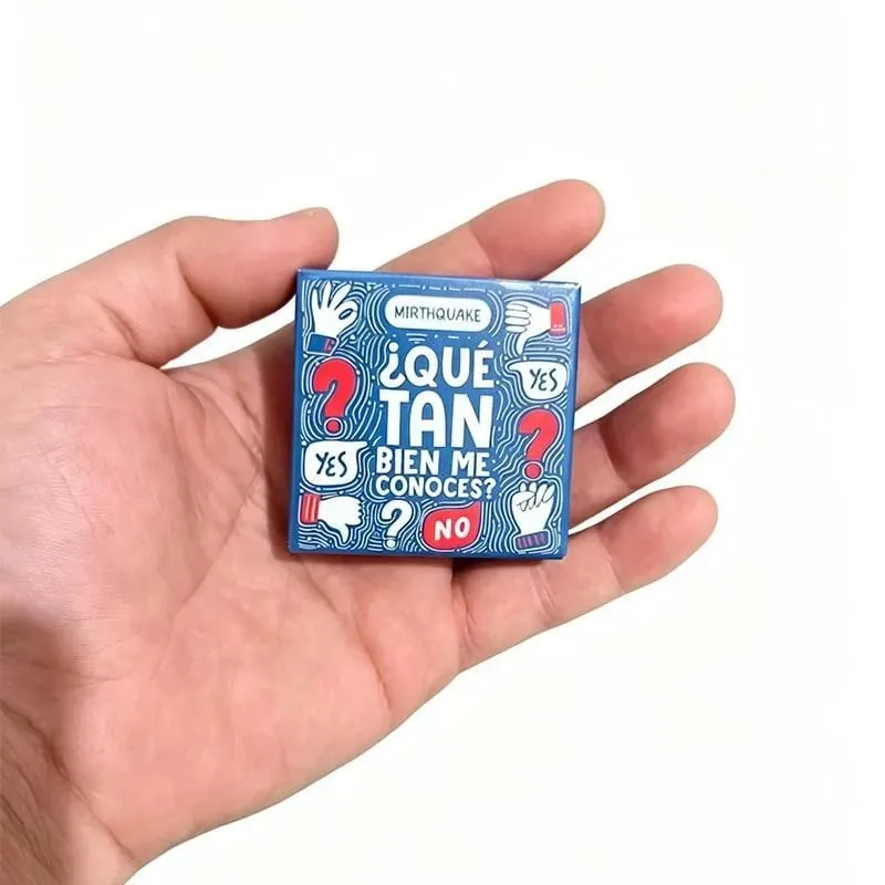 משחק דיאלוג שובר קרח ספרדית QUE TAN BIEN ME CONOCES כרטיס מסיבת חברים — image 2