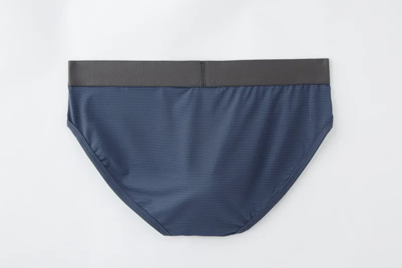 Men Underwear Brief Sexy Low-rise Striped Bikini Athletic Supporters Underpants Sleepwear Nylon Quick Dry Breathable — image 24