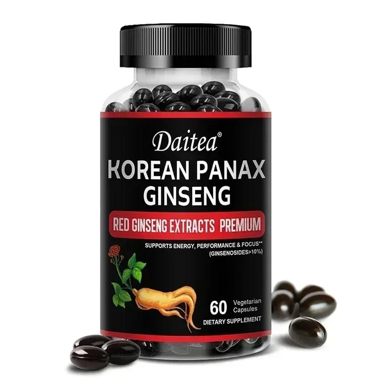 Korean Red Ginseng Capsules-1000 Mg Boosts Energy Endurance Athletic Performance and Muscle Strength Supports Immune Health — image 9