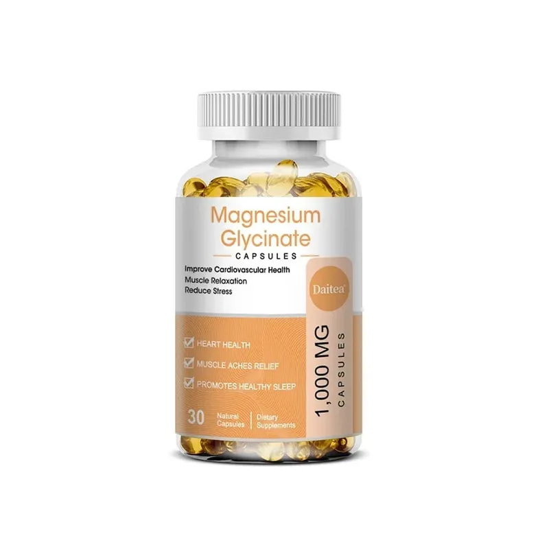 Magnesium Glycinate Supplement with Vitamins To Promote Natural Sleep Reduce Stress and Anxiety and Support Bone Health