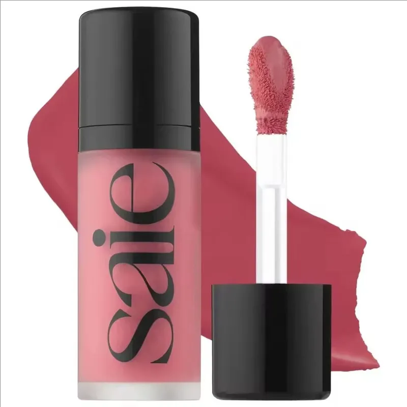 Saie 4-Colors Liquid Blush CHILLY SPICY Highlighter Sunglow Contouring Shimmer Powder Γρήγορη ξήρανση, μη κολλώδης φυσική υφή