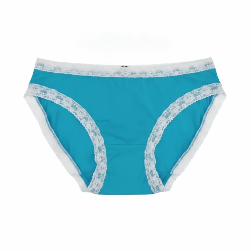 Breathable Ice Silk Men's Underwear Lingerie Low Waist Men's Lace Trim Briefs Panties U-Convex Pouch Brief Youth — image 16