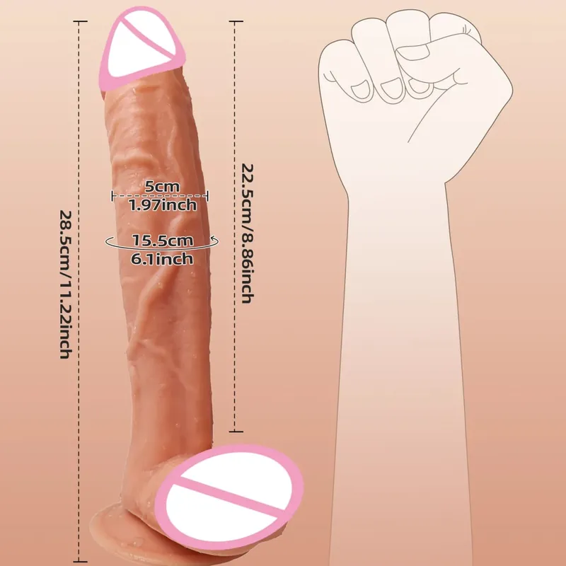 Realistic Dildo with Suction Cup Penetration Anal G-Spot Masturbator Penis Adult Sex Toys Huge Dildos for Women Rubber Cock Gode