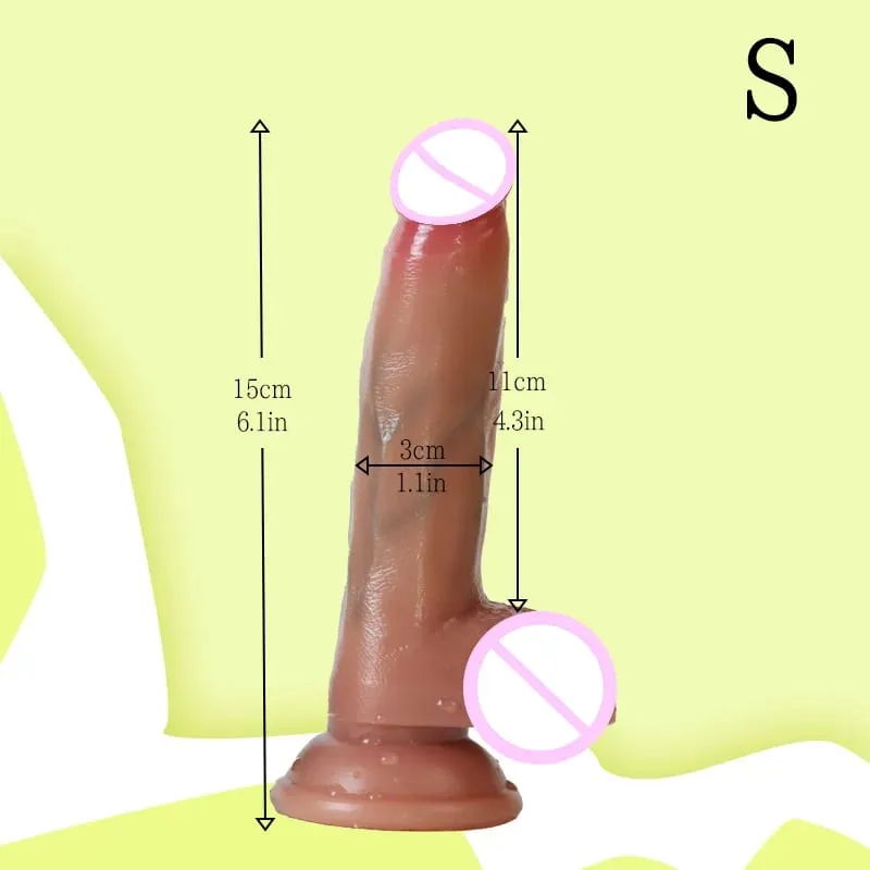 Realistic Dildos Silicone Penis 6/7/9 Inch Huge Dildos with Suction Cup for Women Masturbation Lesbain Anal Sex Toys for Adults