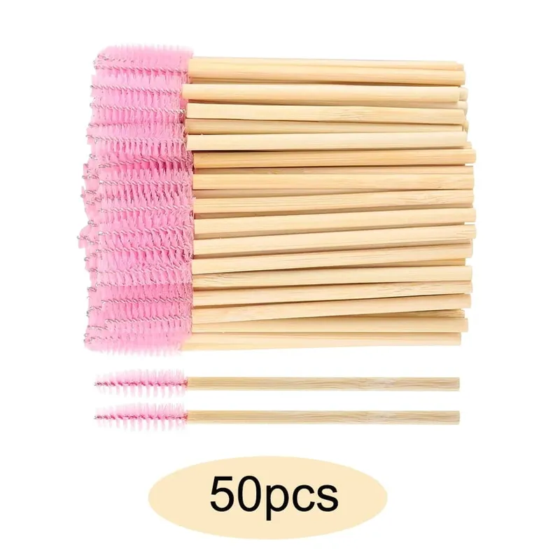50/100/150pcs Eyelash Brushes Concealer Lash Brush Spoolies Mascara Wands Applicator for Eyelash Extension Makeup Set LAUKISS — image 20
