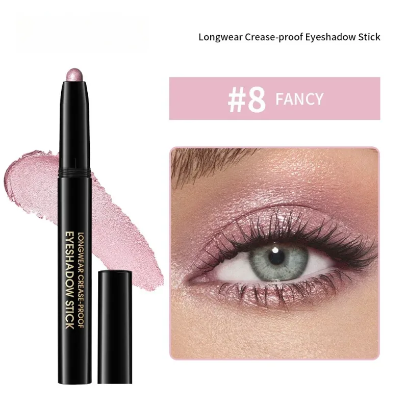 6 Χρώματα Eyeshadow Pencil Stick Shimmer And Matte Waterproof Metallic Glitter Eye Shadow Highlighter Pencil Eyeshadow Cosmetics — image 9