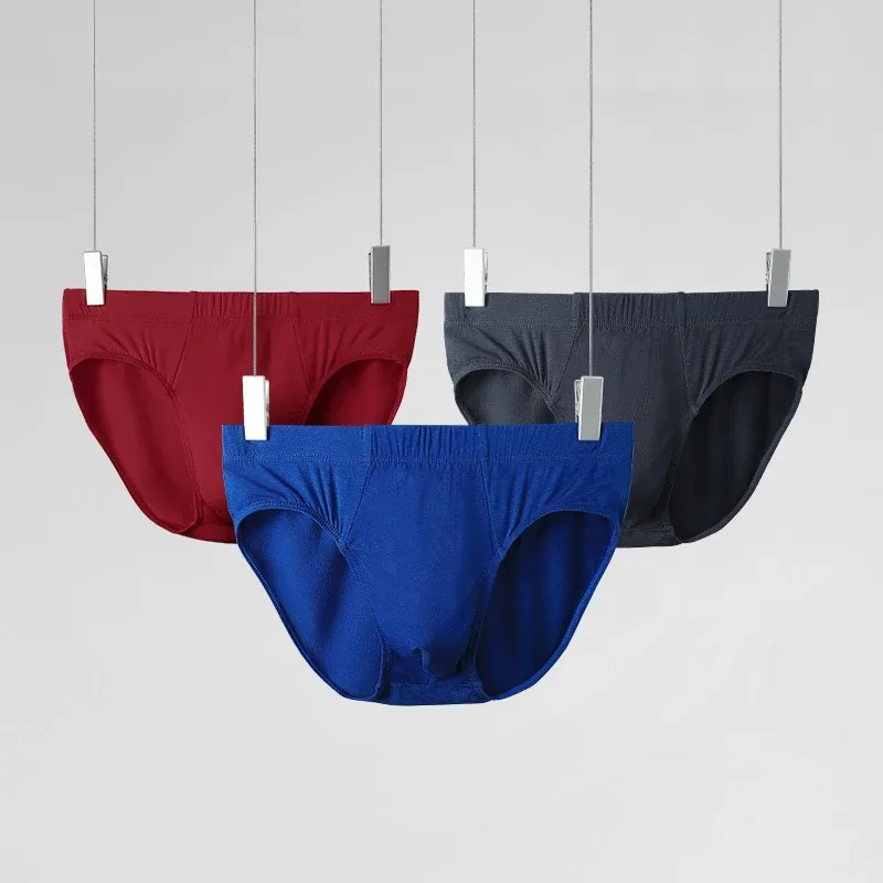 Men's underwear, men's briefs, summer thin modal underpants, sexual charm, large-sized men's low-waisted breathable shorts