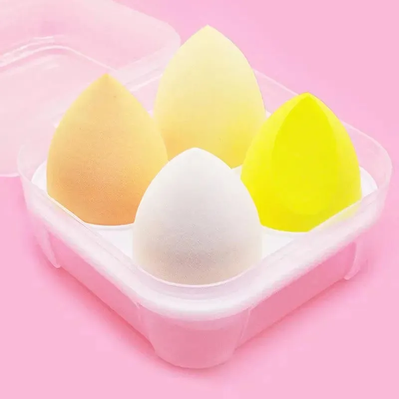 4/8/16 τμχ Σετ καλλυντικών σφολιάτας Beauty Egg Wet and Dry Dual-use Egg Makeup Foundation Sponge Air Cushion Puff Soft Makeup Tools
