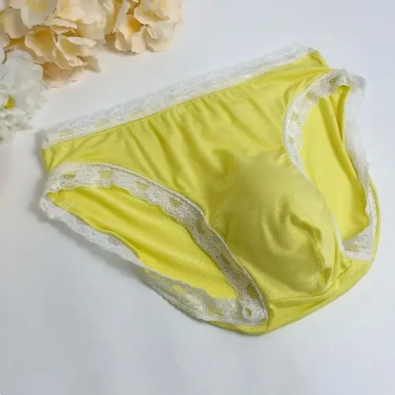 New Men's Underwear Sexy Men's Lace Briefs U-Convex Pouch Low-Rise Comfortable and Breathable Shorts Briefs men underwear sexy