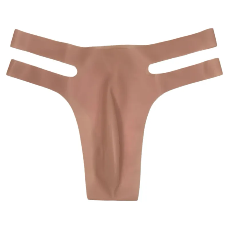 Mens Latex Briefs Sissy Seamless Brazilian Underwear Low Waist Erotic Underpants — image 9