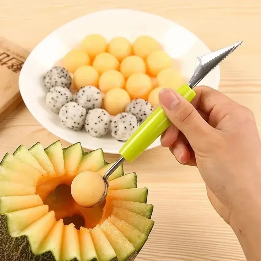Kitchen Vegetable Carve Fruit Slicer Device Scoop Ballers Cutter Chop Gadgets Kitchen Gadgets Home Gadgets — image 4
