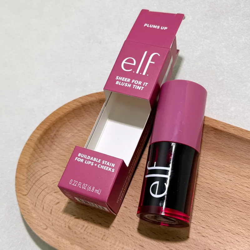 New Elf 8 χρωμάτων Lip Gloss & Πολύχρωμο ρουζ σε πούδρα λεπτής υφής Ελαφρύ Ενυδατικό Θρεπτικό Lip Balm Care Cosmetics