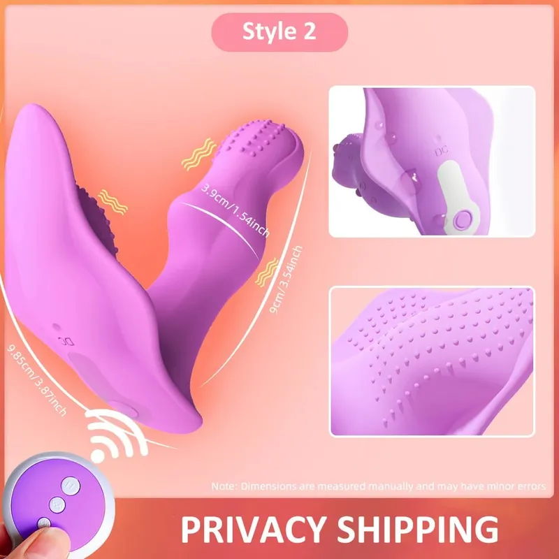 Remote Control Dildo Vibrators Panties for Women G Spot Massage Clitoris Stimulator Sex Machine Female Masturbator Vagina Toy — image 9