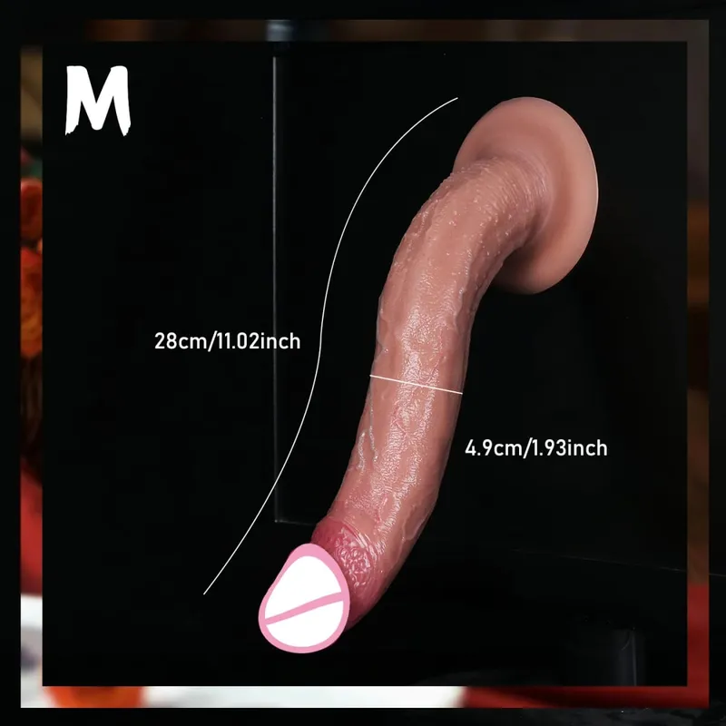 Ρεαλιστικό μακρύ μαλακό πισινό βύσμα Dildo 3 μεγεθών Ψεύτικο δέρμα πέους Αίσθηση σιλικόνης κόκορας Γυναίκα Άνδρας Αυνανισμός Βεντούζα Παιχνίδια πρωκτικού σεξ — image 8