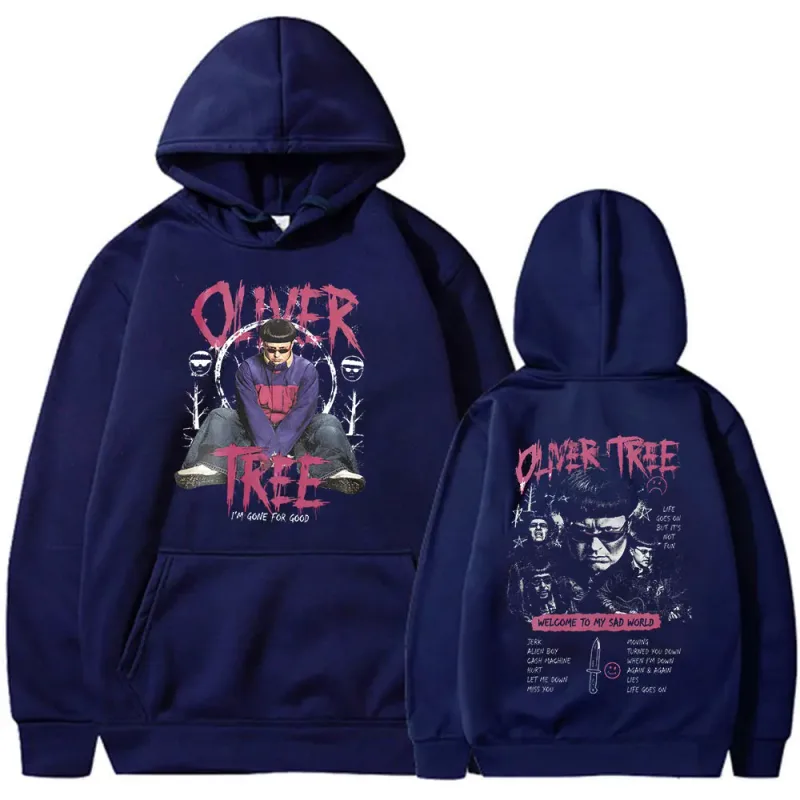 Oliver Tree Hoodies A vida continua 1993-2026 fãs presente pullovers roupas masculinas moda hip hop oversized casual moletom com capuz