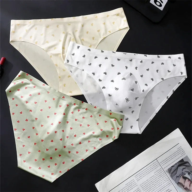 3D space capsule sexy men's underwear ice silk one-piece cuecas masculino cute print cueca adults 18 plus size ropa interior — image 7