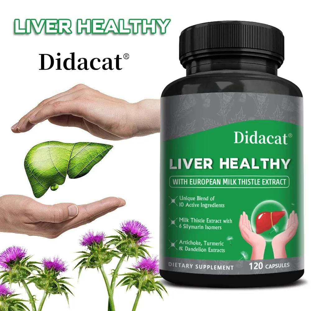 Natural Artichoke + Milk Thistle Extract - A Cleansing Detoxifying Supplement for Liver Health Immune Support and Skin Health — image 2