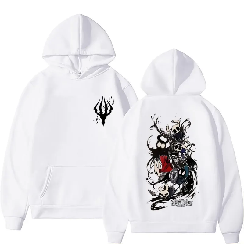 Game Hollow Knight Hoodie Male Fashion Streetwear Men Women Clothing Casual Oversized Hoodies Unisex Retro Otaku Lovers Pullover — image 13