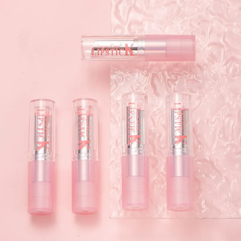 Color Lip Balm Ενυδατικό Γυαλιστερό Αδιάβροχο Ροζ Lip Balm με λαμπερό αποτέλεσμα κατάλληλο για όλους τους τύπους δέρματος Καταπραϋντικό