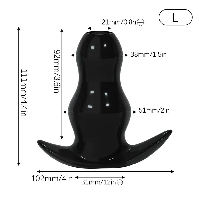 5 Sizes Hollow Anal Plug/Dilator/Dildo Soft Speculum Prostate Massager Butt Plug Set Intimate/Enema Sex Toys For Women Men Gay — image 14