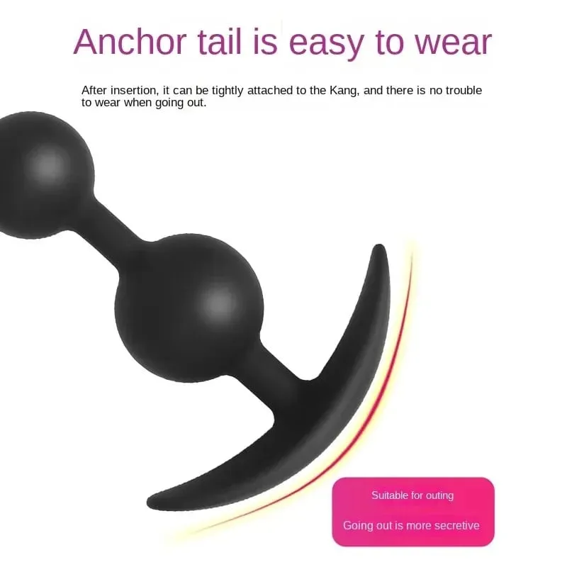 Bdsm Silicone Big Anal Plug Anal Beads Anus Masturbation Butt Plugs Erotic Flirt Sex Toys Prostate Massage for Couple Men Women — image 3