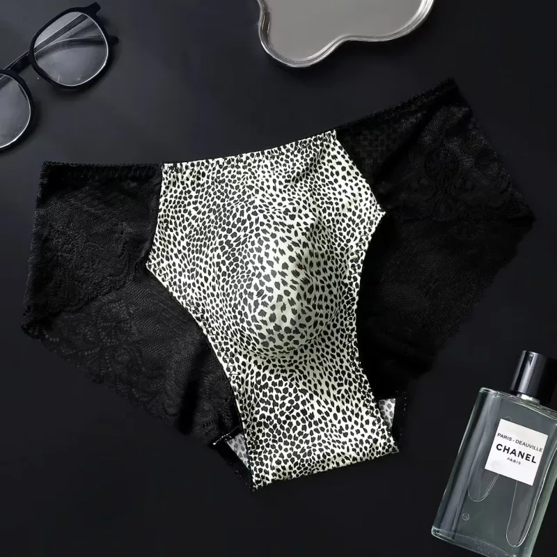 5PCS Sexy Mens Seamless Panties Ice Ultra Thin Sports Fitness Bulge Pouch briefs Male Panties Low Waist — image 2