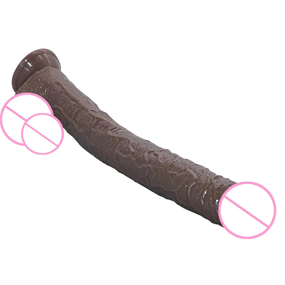 43cm Realistic Long Dildo Cock for Women Anal Sex Toys Huge Big Fake Penis with Suction Cup Flexible G-spot Sex Product Sex Shop