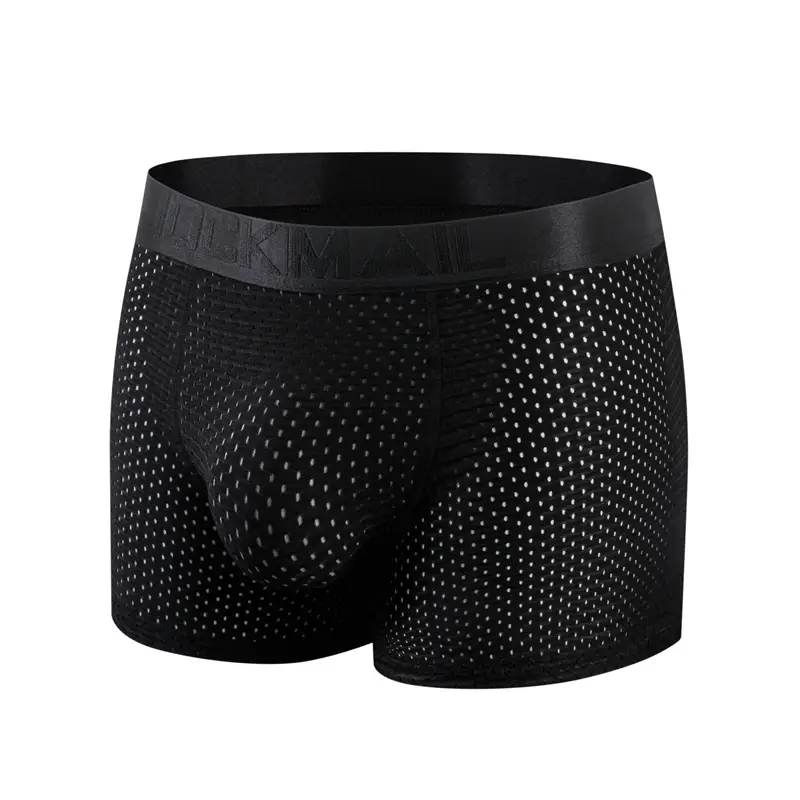 Erkek Sandıklar Dahili Sahte Popo Kalça Kaldırıcı Artırıcı Şort Boxer Külot Yastıklı İç Shapewear Külot Naylon Nefes — image 7