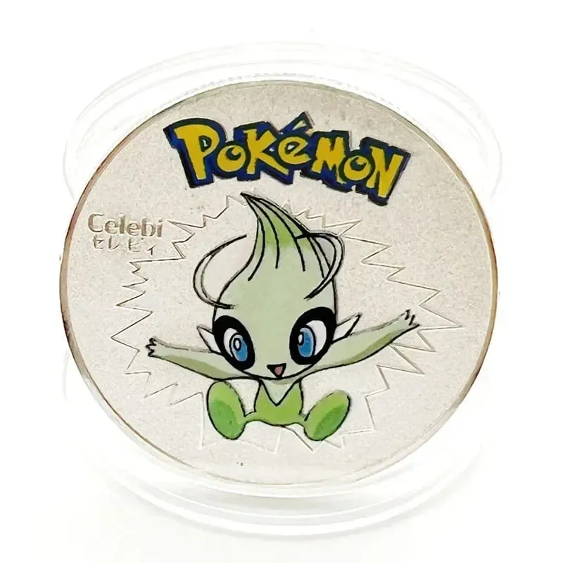 Pokemon Đồng Tiền Vàng Pikachu Anime Đồng Tiền Kỷ Niệm Charizard Vàng Kim Loại Tròn Đồng Xu Đồ Chơi — image 20