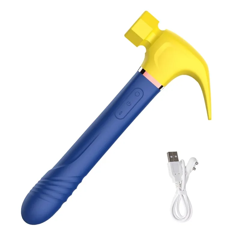 Σφυρί κλειτορίδα πιπιλιστικό δονητής Clitoris G-Spot Massager Θηλή που γλείφει τον κόλπο του πρωκτού Αναδιπλούμενο Dildo Γυναικείο σεξ παιχνίδι — image 10
