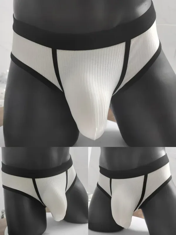 Men's briefs with large pockets are very sexy. Large-space sports underwear for men 3256811705961751 — image 13