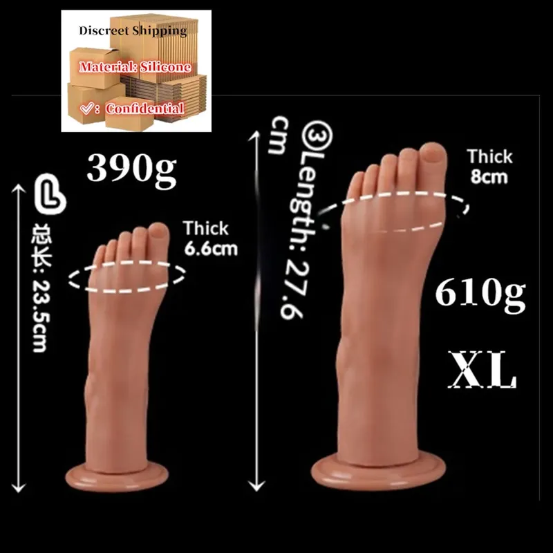 Feet Style Anal Plug Big Silicone Ass ButtPlug Deep Masturbator Dildo Dilator Stimulator Anal Dildo Adult Sex Toy For Women 성인용품