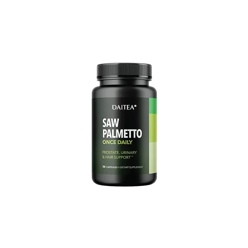 Daitea Saw Palm Capsule Prostate Health Supplement Support Urinary Tract Health Support Bladder Health Promote Hair Growth
