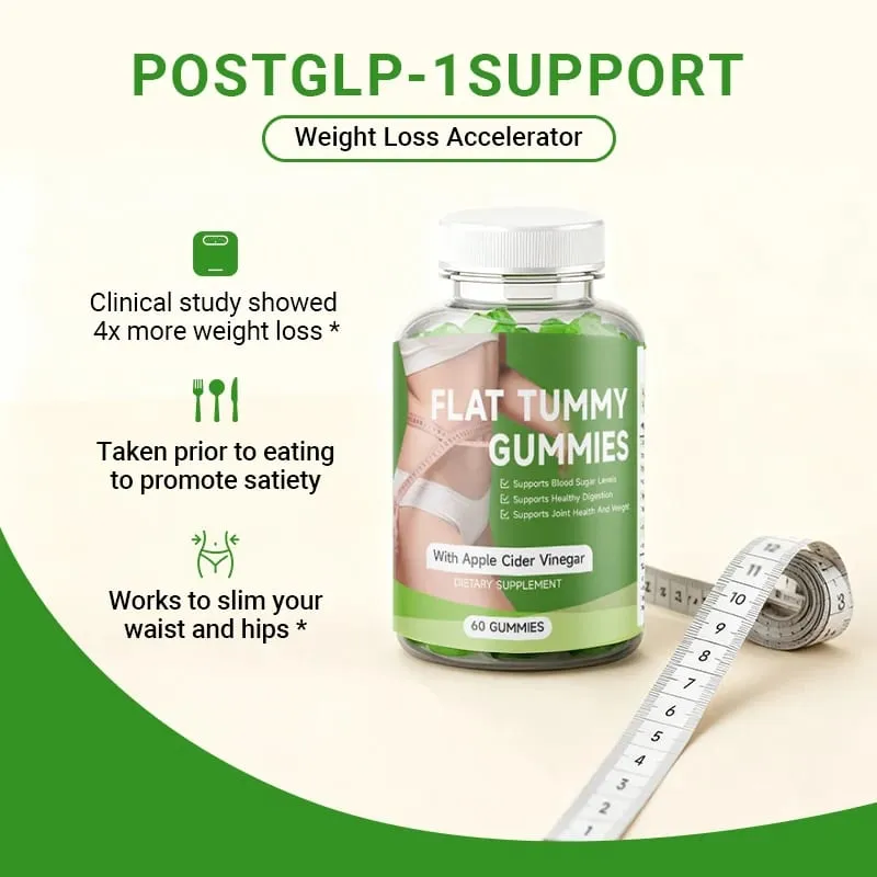 Metabolism Support Gummies - Διαχείριση βάρους Καύση λίπους Ενίσχυση του μεταβολισμού Υποστηρίζει ένα υγιές νευρικό σύστημα - 60 ούλα
