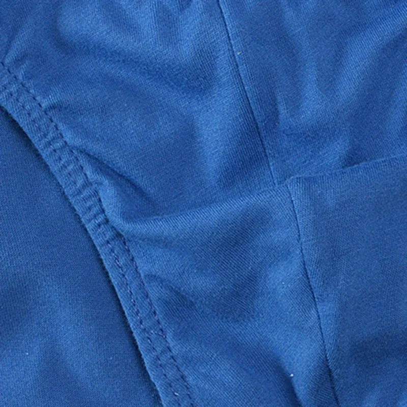 5Pcs Random Color Men's 100% Cotton Breathable Briefs Comfortable Male Underwear Lingerie Sexy Elastic Panties Underpants