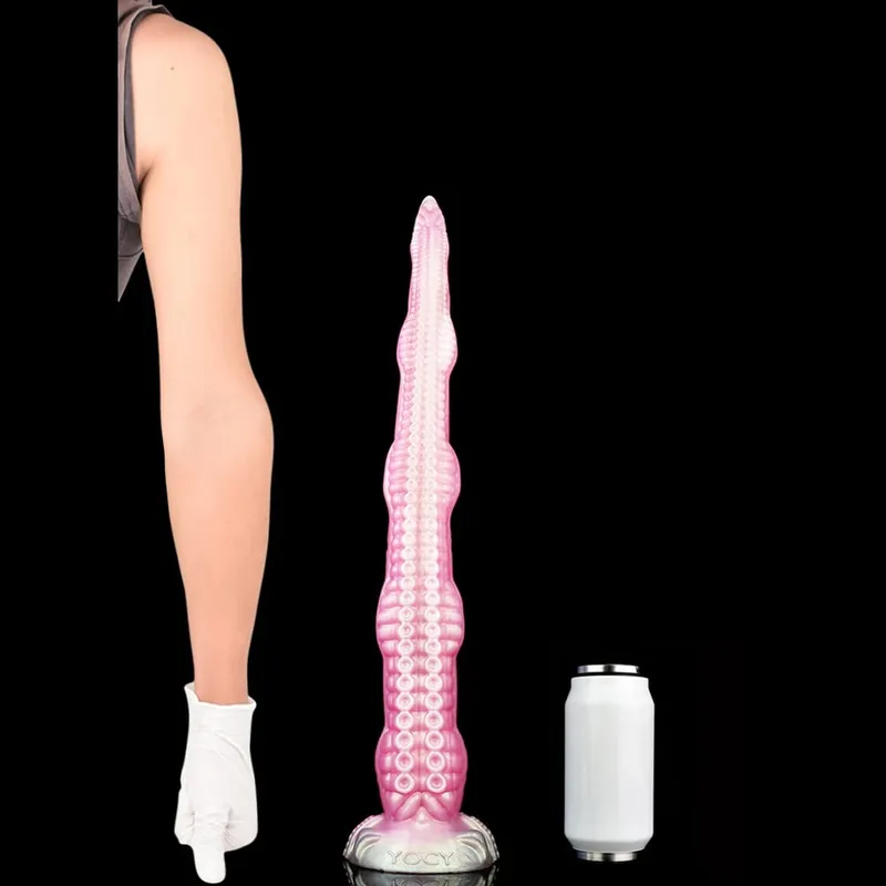 65cm Long Butt Plug With Suction Cup S M L XL XXL Fantasy Octopus Leg Dildo Anal Beads 5 Sizes Sex Toys For Women Man