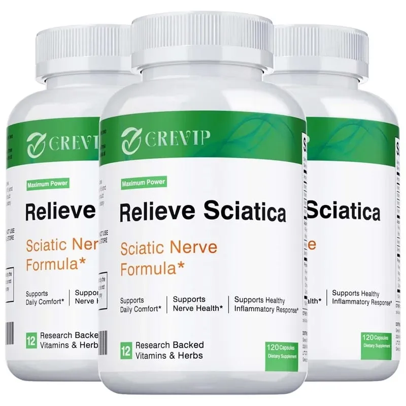 Sciatic Nerve Health Support - Relieve Joint Pain Hip Leg and Lower Back Discomfort and Improves Nervous System Health