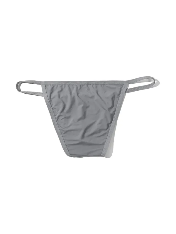 1PC Men's Sexy Low-Waist Briefs with Large Pouch Single Color Thin Belt Comfortable Thin Design for Summer Pure Color Underwear — image 17