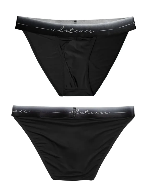 1pc Men's Sexy Semi-sheer Briefs - Ice Cold Fabric Printed Waistband Breathable Sweat-Wicking Soft Casual Daily Men Underwear