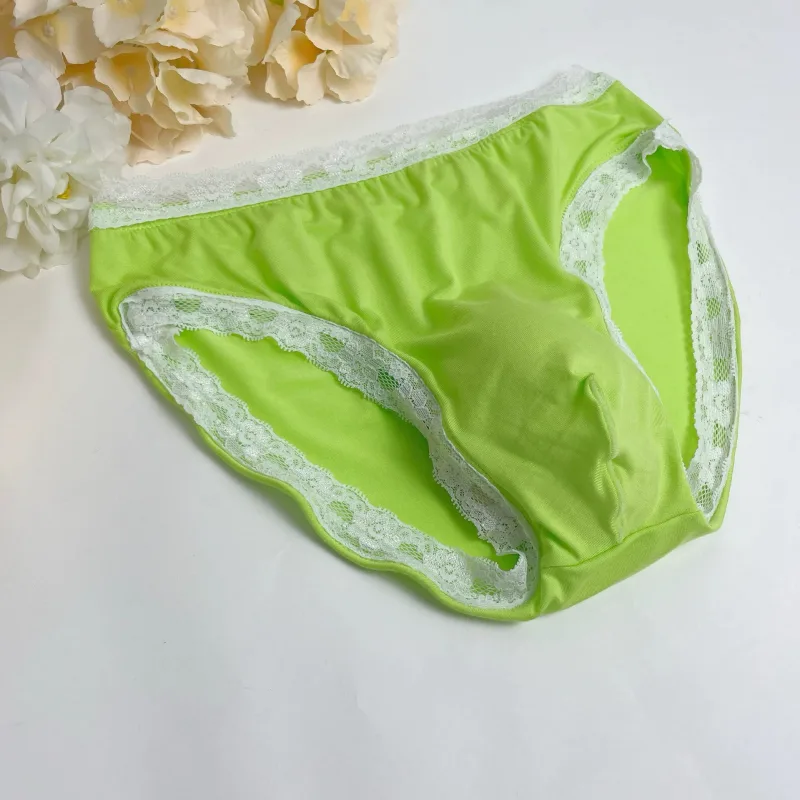 New Men's Underwear Sexy Men's Lace Briefs U-Convex Pouch Low-Rise Comfortable and Breathable Shorts Briefs men underwear sexy