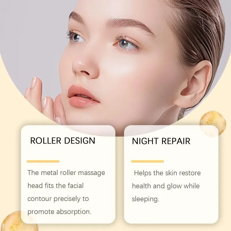 Roller Ball Night Essence Απαλό Θρεπτικό Ενυδατικό Δέρμα Βελτιώνει την Κατάσταση Προσώπου Ενυδατικός ορός νύχτας — image 3