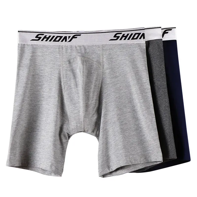 150kg 9xl calcinha esportiva masculina de algodão de grandes dimensões perna longa boxer secagem rápida jogging shorts de fitness masculino apertado correndo curto — image 7