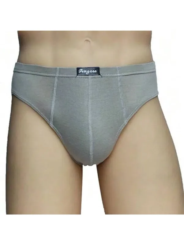 6pcs Random100% Cotton Mens Briefs Plus Size Underwear 5XL/6XL Men's Breathable Solid Sexy Comfortable Shorts — image 9