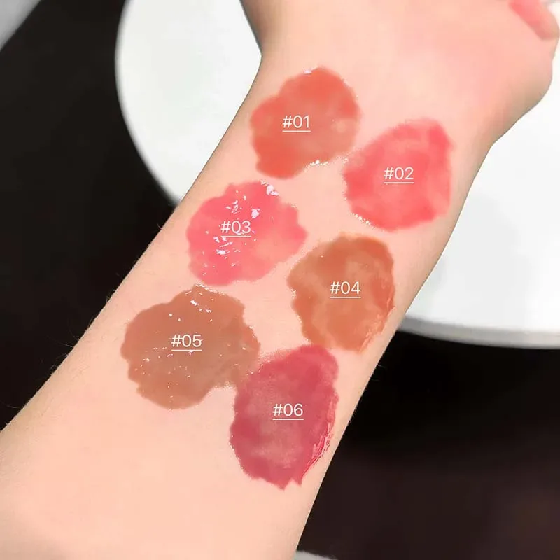 Σχήμα βάζου Water Light Lip Glaze Mirror Lipstick Lip Gloss Ενυδατικό Ενυδατικό Χρωματισμό Φθινοπωρινό χειμωνιάτικο κραγιόν μεγάλης διάρκειας