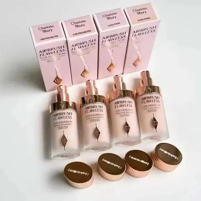 Charlotte Tilbury Setting Powder Compact Lip Gloss Foundation Two-tone Blush Eyeshadow Palette Lightweight Delicate Long-lasting