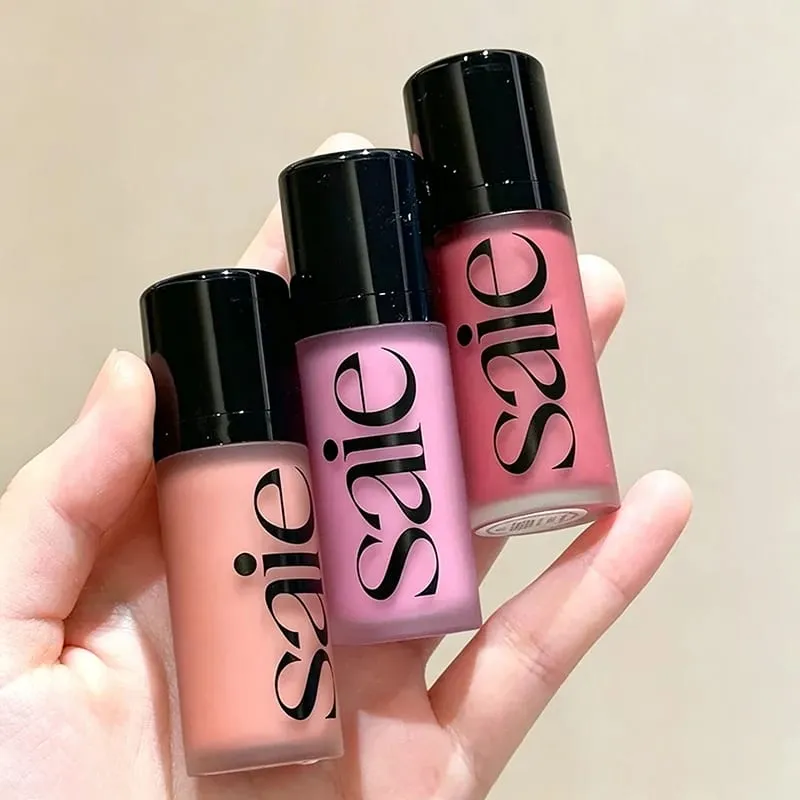Μακιγιάζ Saie Liquid Powder Blusher Easy to Color Liquid High Gloss Face Contour Antique Copper Paste Φορητά καλλυντικά