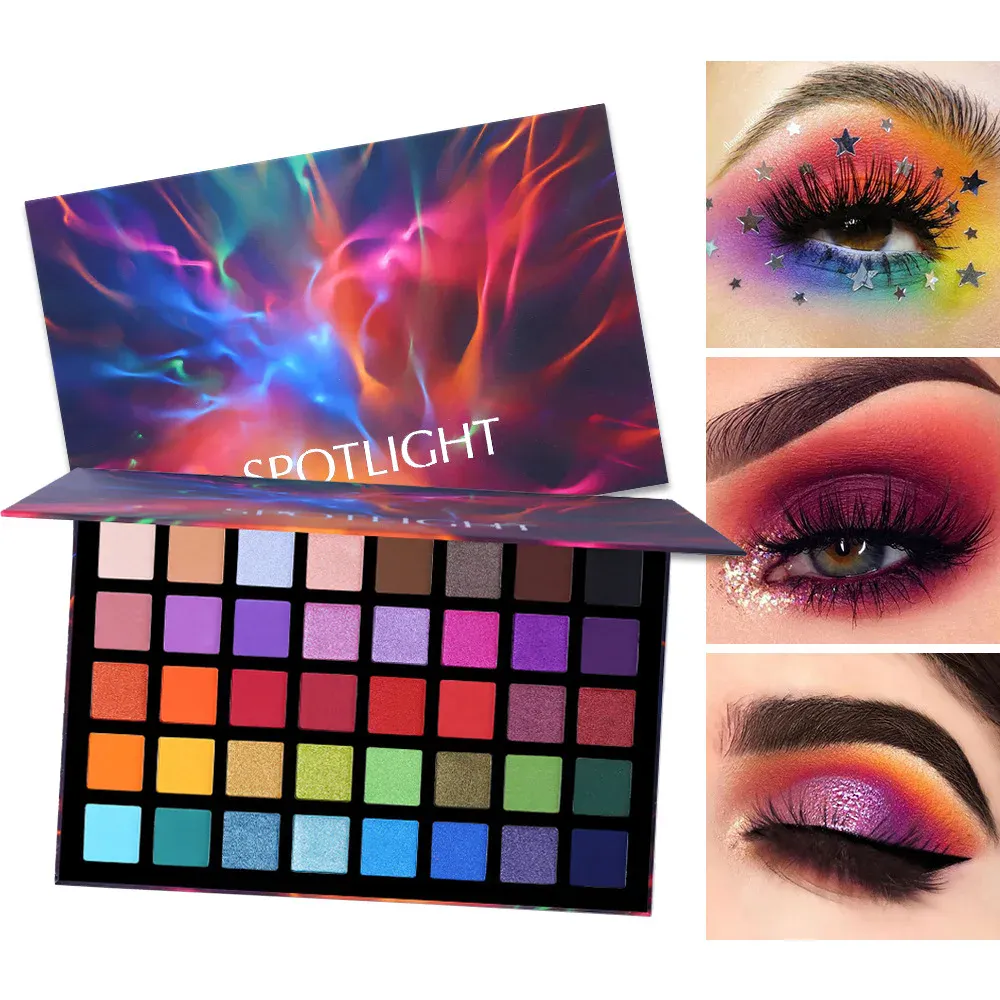 40 Colors Eyeshadow Palette Matte Shimmer Eye Shadow Shine Glitter for Eyes Επαγγελματικό Μακιγιάζ Κορεατικά καλλυντικά