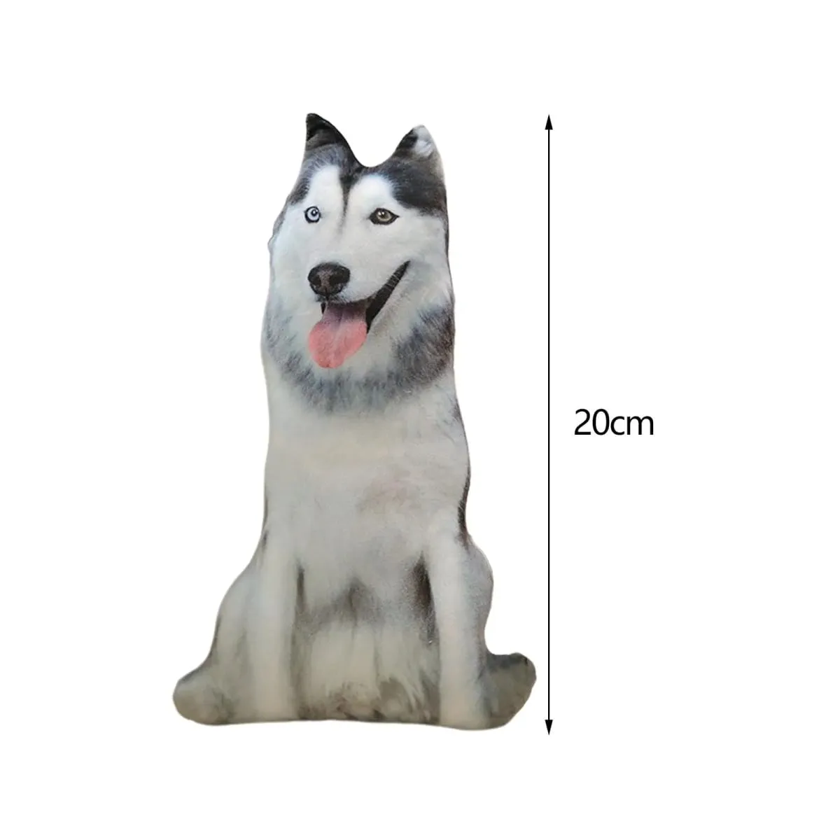 3D Dog Throw Pillow Μαξιλάρι για ριχτάρι ζώων για καναπέ-κρεβάτι γραφείο