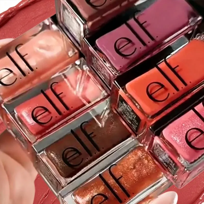 Elf Candlelit BlushLiquid Contouring and Shading Stick για φυσικό τρισδιάστατο Lip Balm Fine Glitter Lip Gloss Lipstick