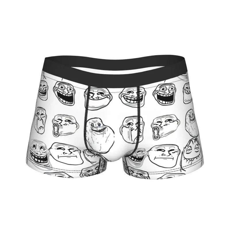 Rage Comic Trollfac Trunk Funny Anime Pouch Underwear Hot Sale Pattern Boxer Brief Comfortable Men Underpants Plus Size — image 10